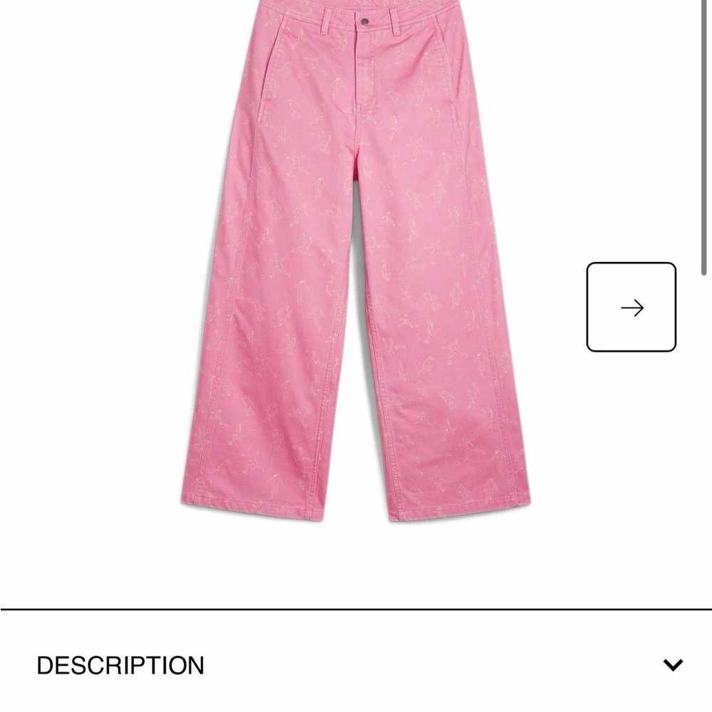 Puma x Kidsuper doodle pants (mauved out)